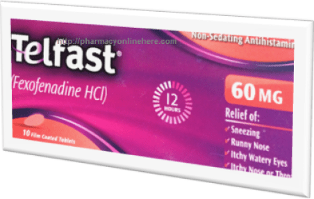 Telfast Tablets Fexofenadine 60MG 120MG 180MG Uses Dosage Side Effects Price
