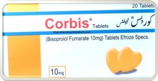 Corbis Tablets Bisoprolol 2.5MG, 5MG, 10MG Uses Dosage Side Effects Benefits Formula Ingredients Price