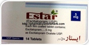 Estar Escitalopram Tablets 5 MG 10 MG 20 MG Uses Dosage Side Effects Price