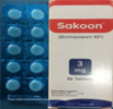 Sakoon Tablets (Bromazepam 3MG) Uses, Dosage, Side Effects