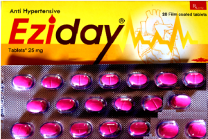 eziday 25mg Tablets Uses Dosage Side Effects