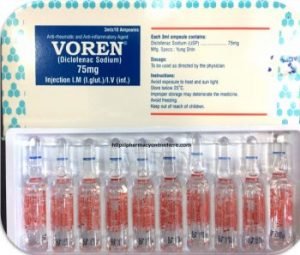 Voren Tablets (Diclofenac Sodium) Capsules, Injections Uses, Dosage, Side Effects, Benefits, Ingredients Full Medication Information