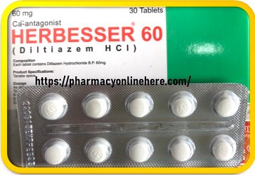 Herbesser 30 SR 60 SR 90 SR 180 SR Tablets Diltiazem HCL Uses Dosage Side Effects Benefits Formula Ingredients Price